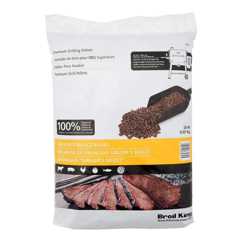 Пелети мікс дуб вишня клен Broil King 9 кг 100% натуральні