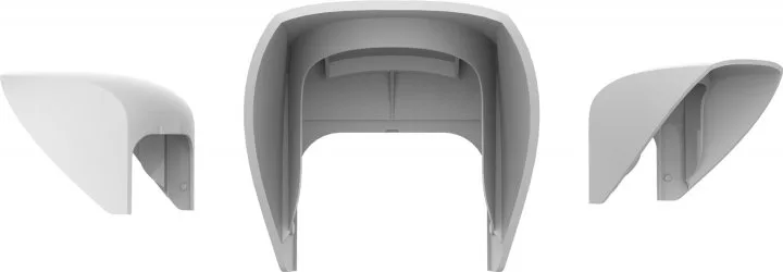 Навіс Ajax Hood для датчика руху MotionProtect Outdoor, білий