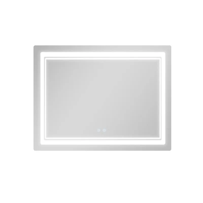 Дзеркало Qtap CA2 з LED-підсвічуванням Touch 1000х800 мм алюміній