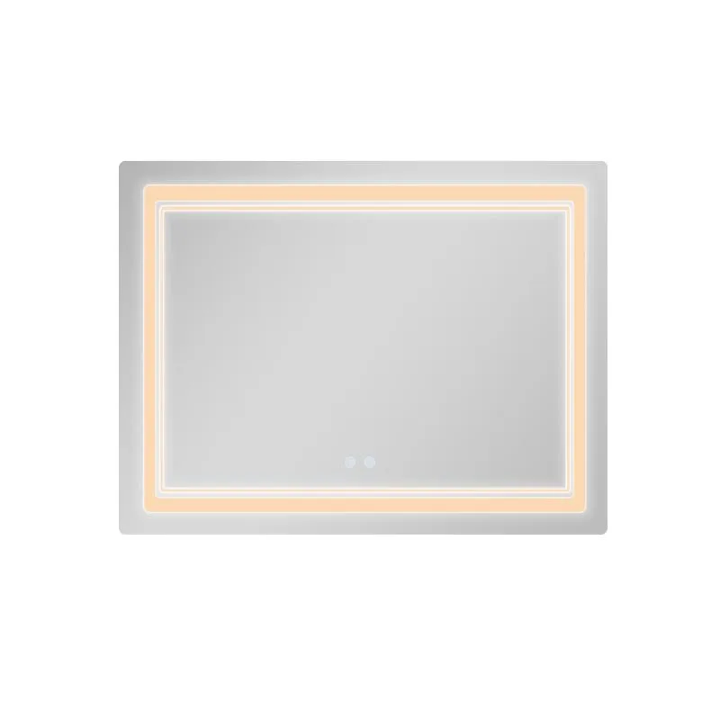 Дзеркало Qtap CA2 з LED-підсвічуванням Touch 1000х800 мм алюміній