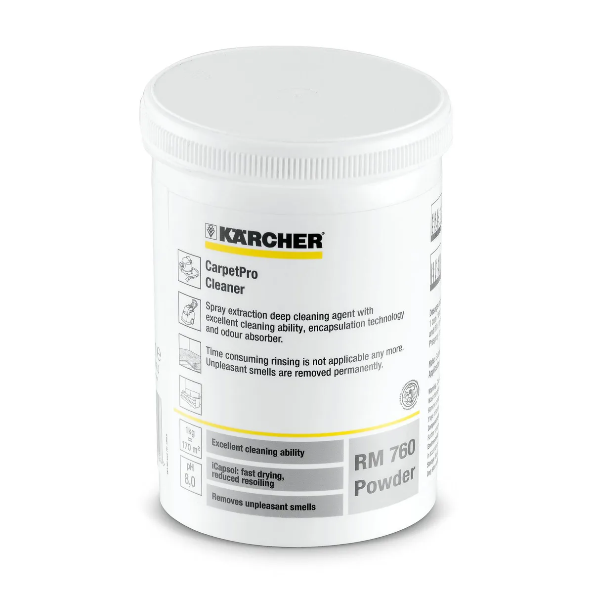 Порошковий засіб для чищення килимів Karcher 800 г для глибокого очищення текстилю і меблів очищувач для коврових покриттів