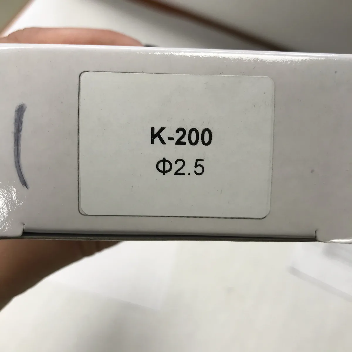 Змінне сопло 2,5 мм метал для фарбопультів K-200 прозоре
