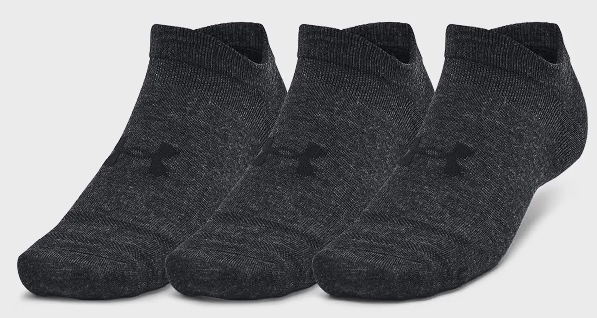 Шкарпетки Under Armour 100% поліестер MD чорний унісекс 3 пари