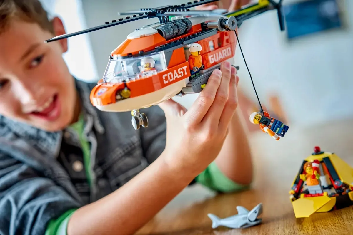 Конструктор LEGO City Гелікоптер берегової охорони