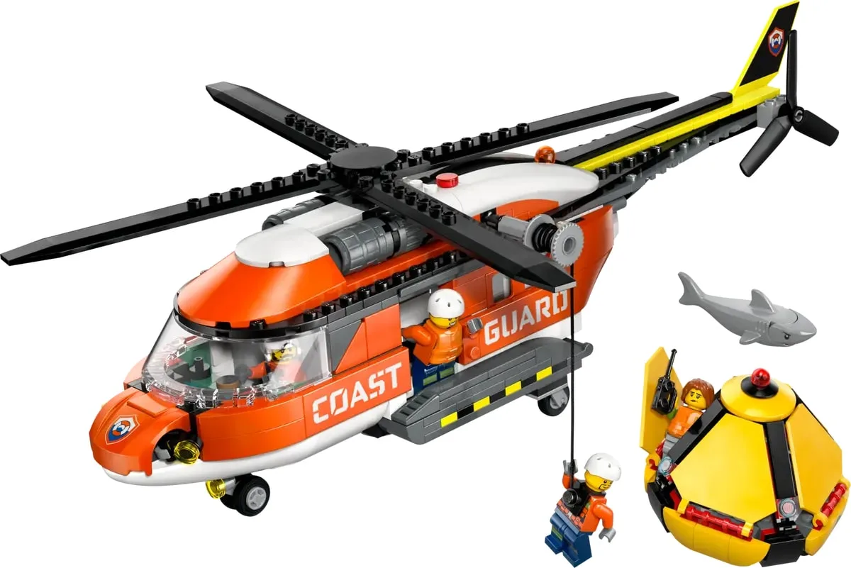 Конструктор LEGO City Гелікоптер берегової охорони