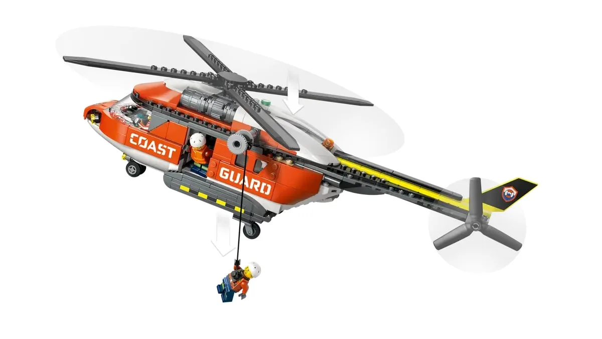 Конструктор LEGO City Гелікоптер берегової охорони