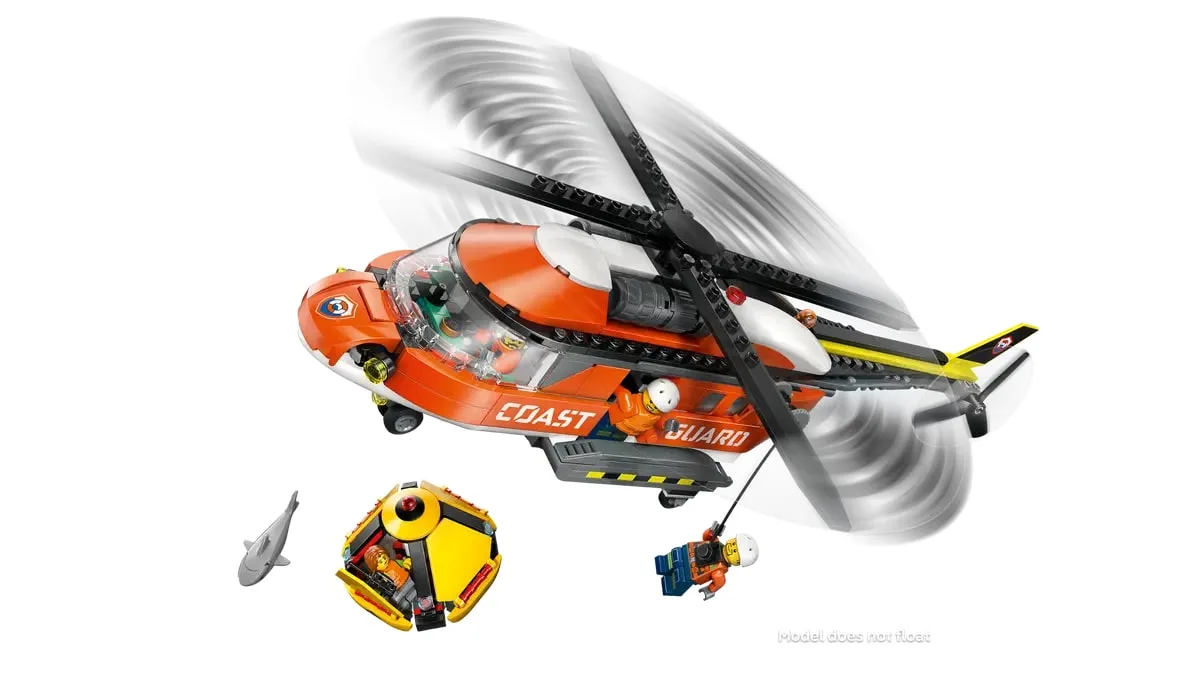 Конструктор LEGO City Гелікоптер берегової охорони