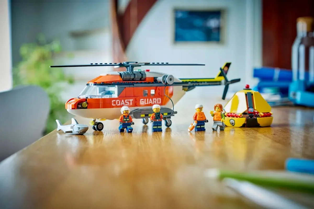 Конструктор LEGO City Гелікоптер берегової охорони