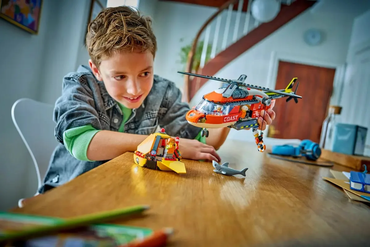 Конструктор LEGO City Гелікоптер берегової охорони