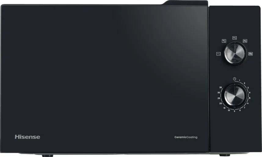 Мікрохвильова піч Hisense 23 л 800 Вт Чорна Кераміка