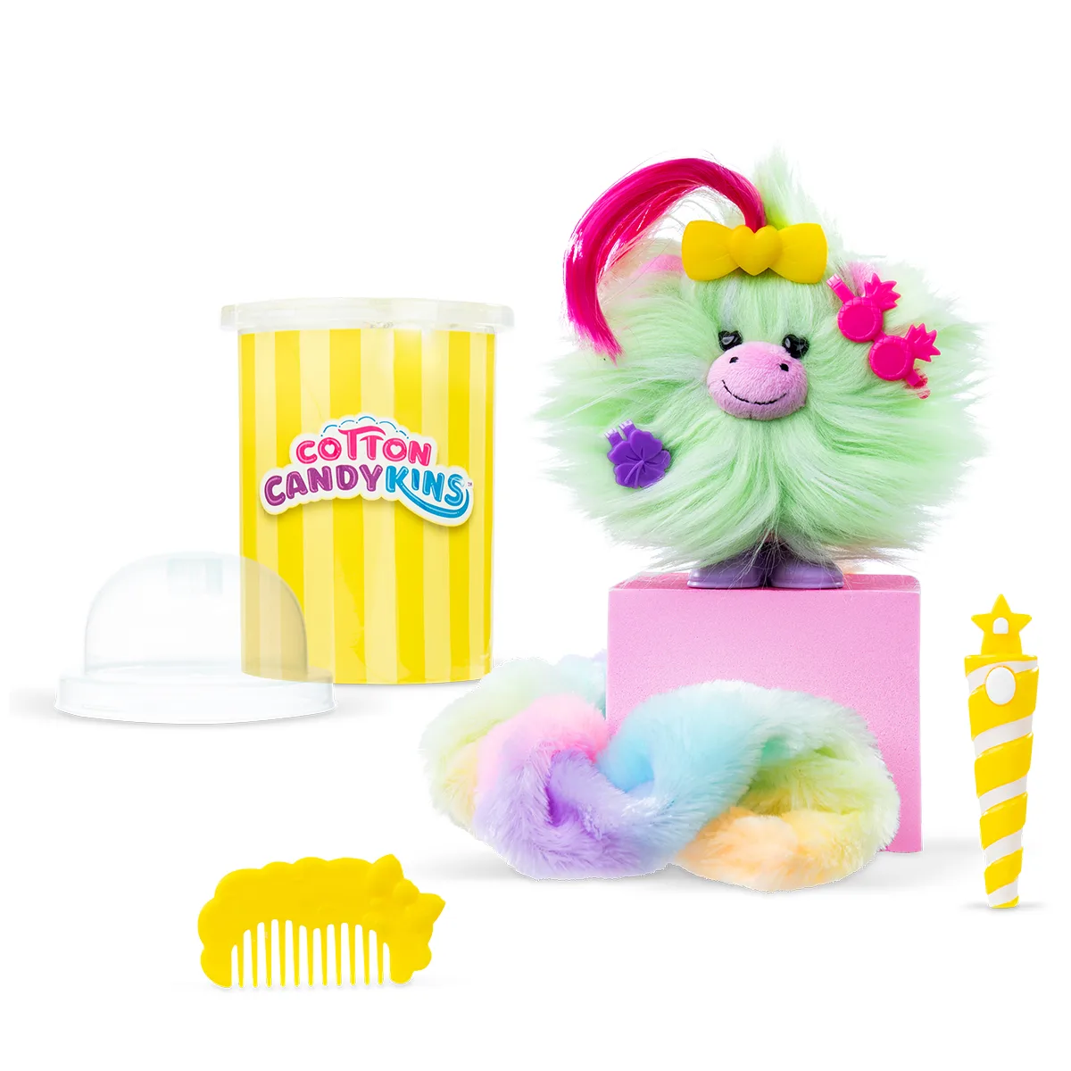 М'яка іграшка Cotton Candykins 9,65х9,65х17,15 см поліестер рожевий