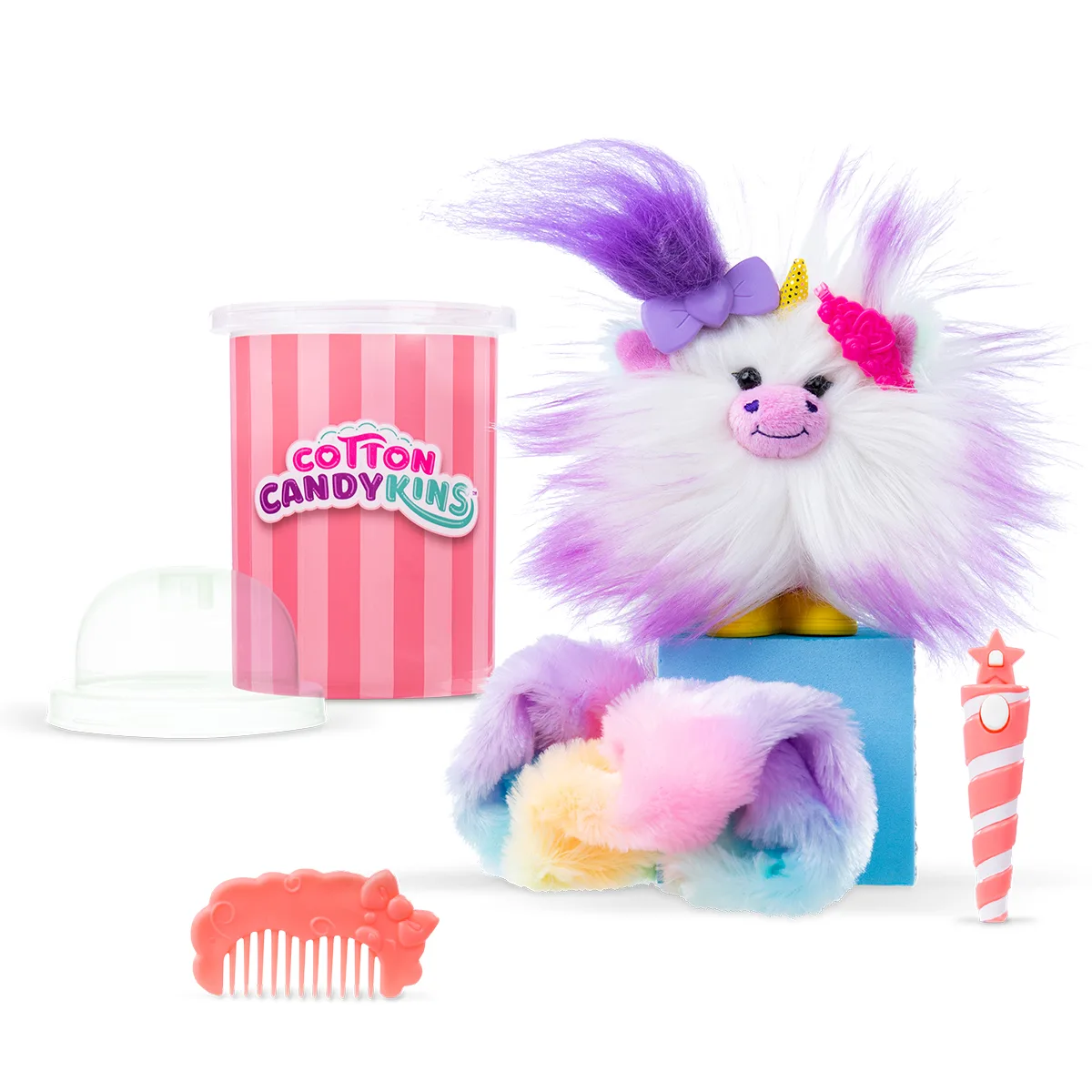 М'яка іграшка Cotton Candykins 9,65х9,65х17,15 см поліестер рожевий