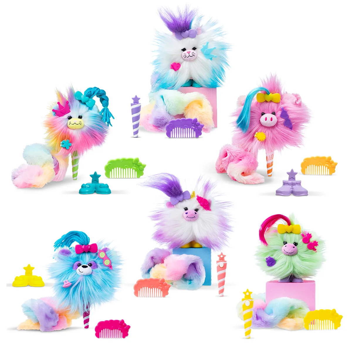 М'яка іграшка Cotton Candykins 9,65х9,65х17,15 см поліестер рожевий
