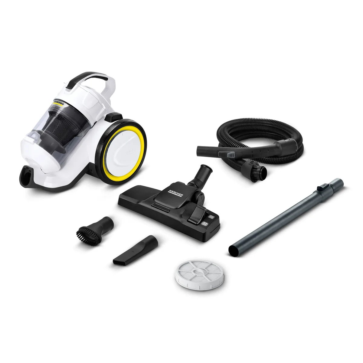 Пилосос Karcher контейнерний 700Вт 0,9л білий HEPA 13