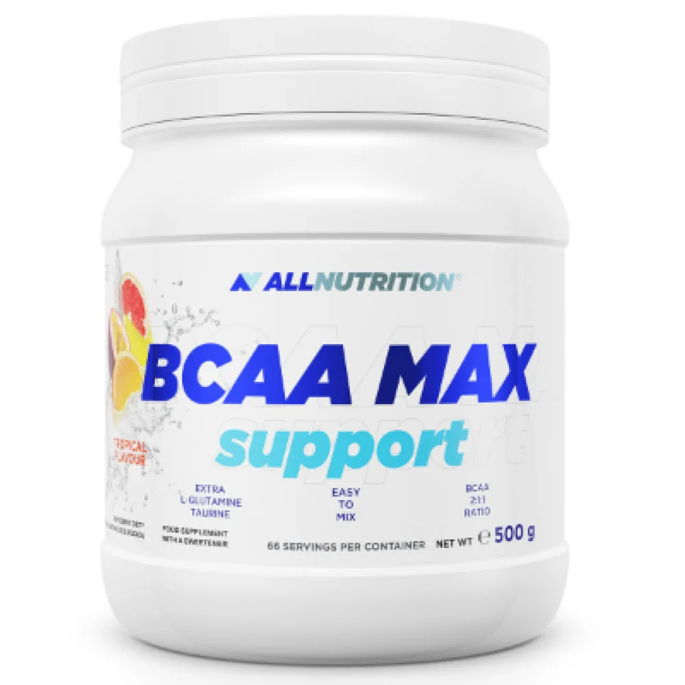 BCAA Max Support Allnutrition 500 г Тропический вкус