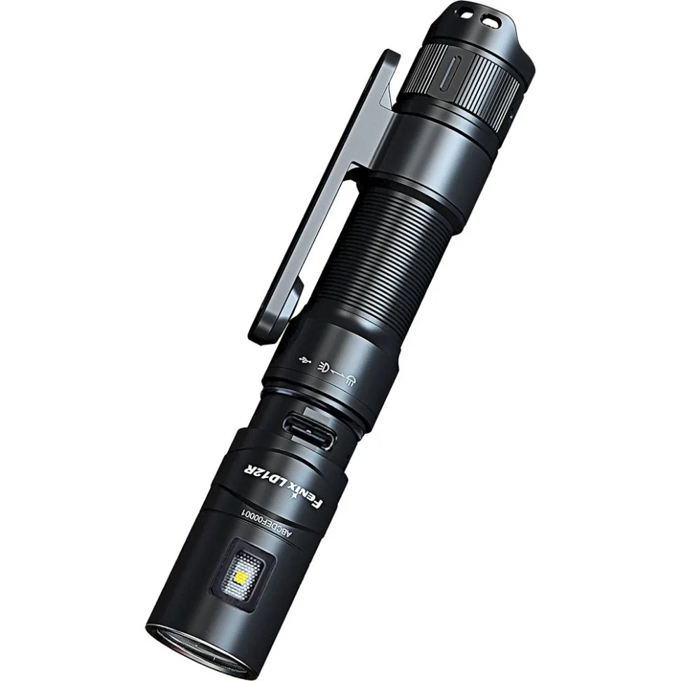 Ліхтар ручний Fenix металевий 121х22х19 мм чорний IP68