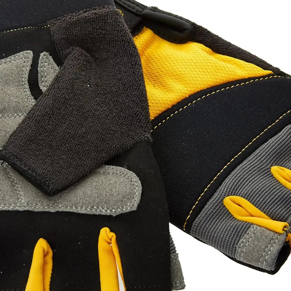 Рабочие перчатки DeWalt открытые универсальные р9 с усиленными накладками на ладонях.