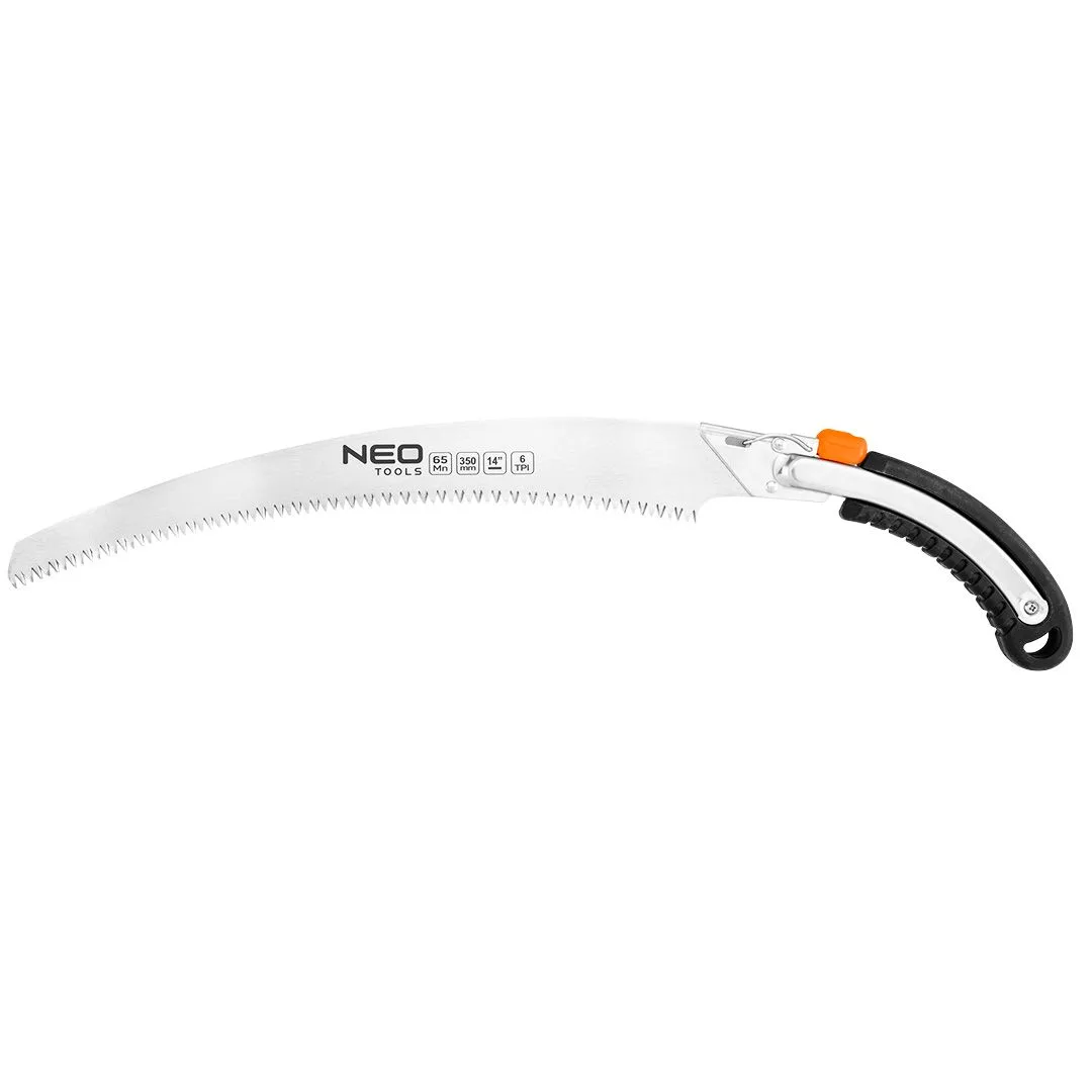 Садова пила Neo Tools, 35 см, 3D зубці, 6 TPI, вага 0,256 кг, з чохлом.