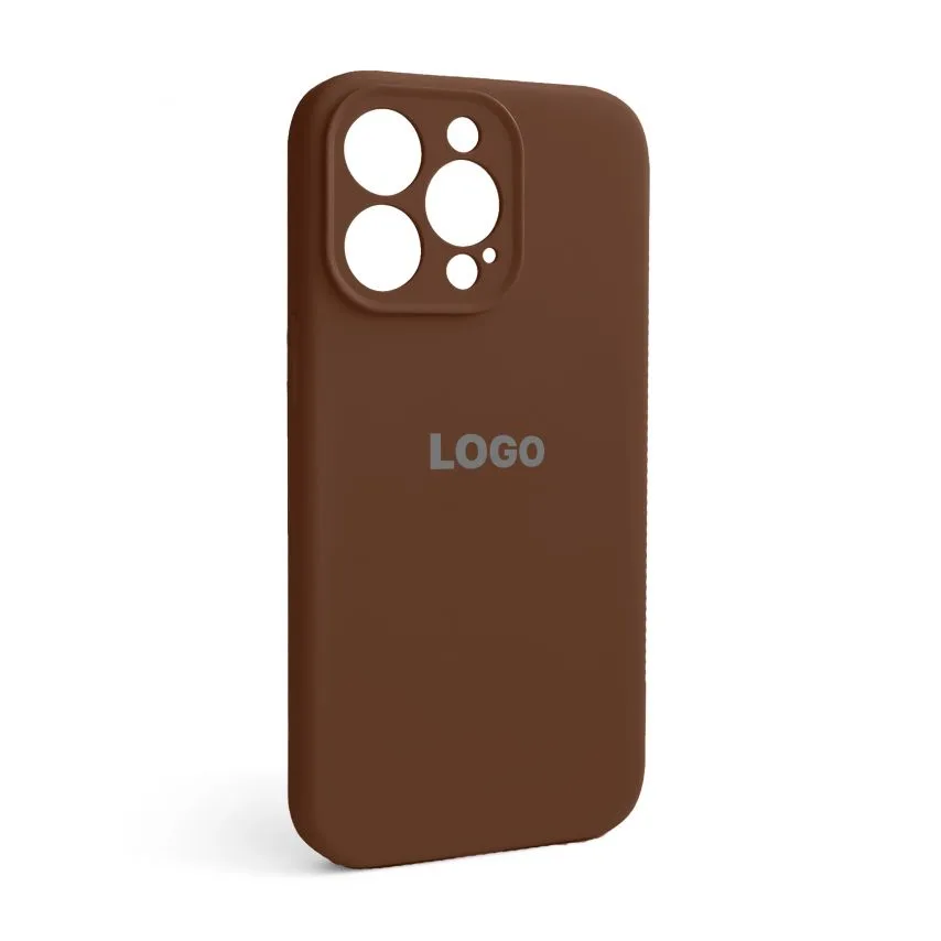 Чохол Silicone Case для Apple iPhone 13 Pro силіконовий коричневий