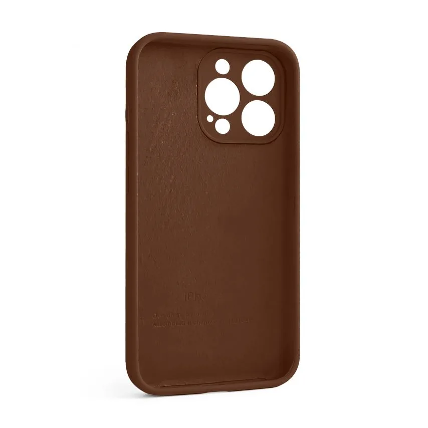Чохол Silicone Case для Apple iPhone 13 Pro силіконовий коричневий