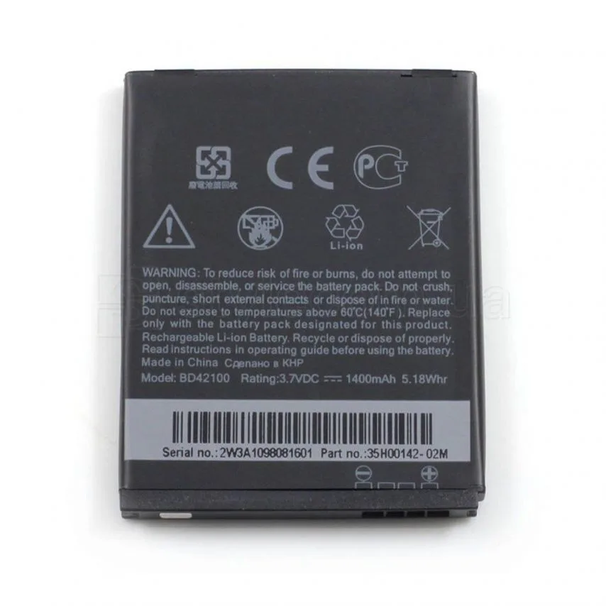 Акумулятор HTC 1400mAh High Copy для телефонів