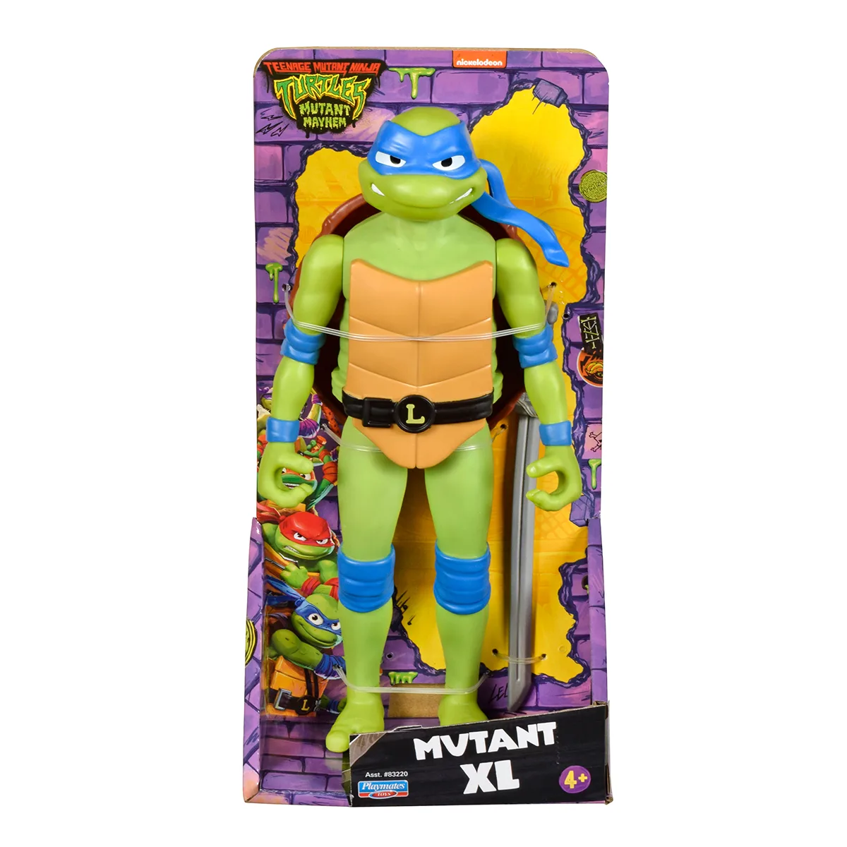 Ігрова фігурка TMNT Леонардо XL полімер 26 см зелена