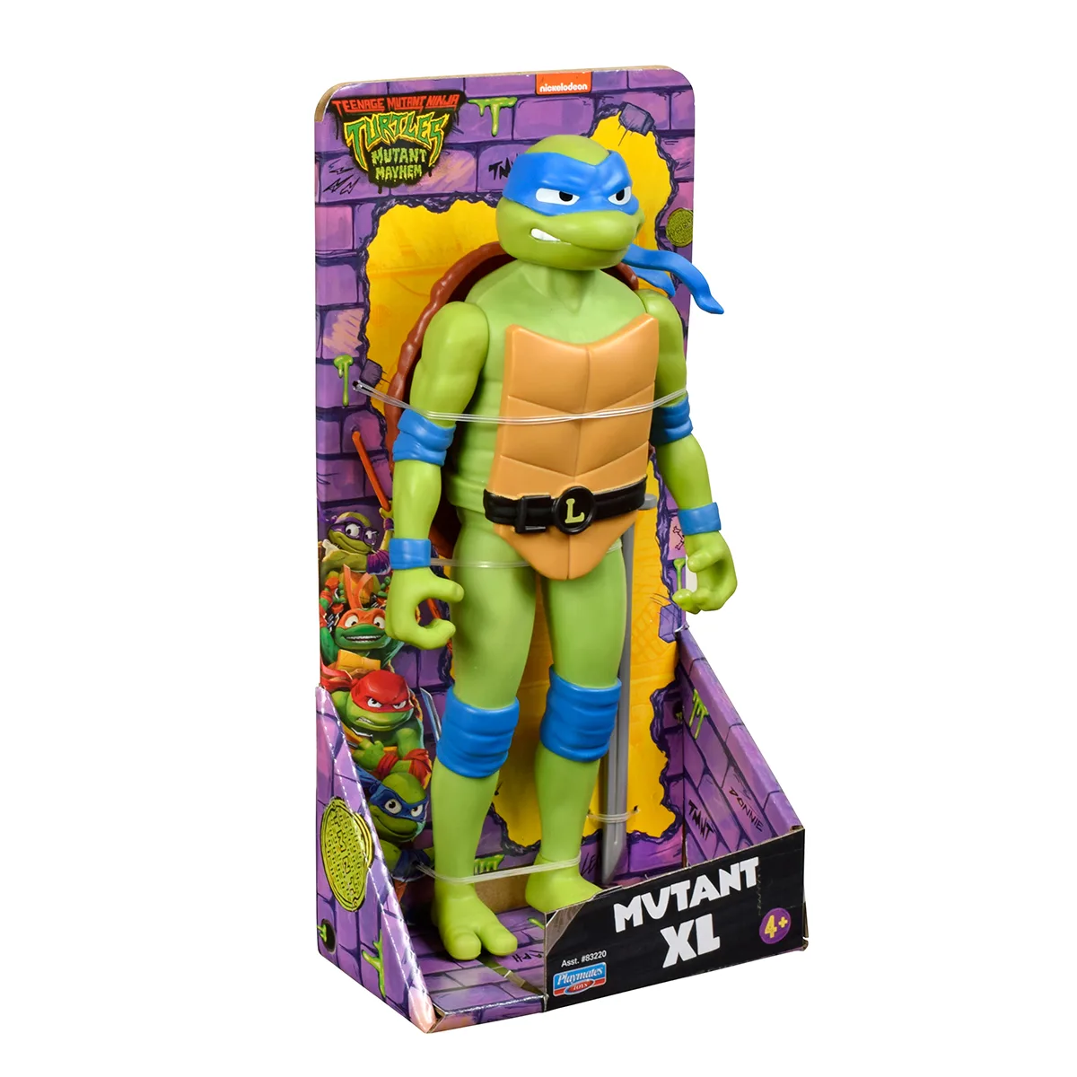 Ігрова фігурка TMNT Леонардо XL полімер 26 см зелена