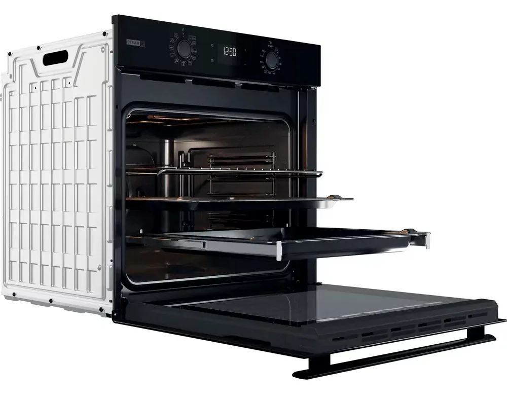 Електрична духова шафа Whirlpool 71 л Чорна 59,5х59,5 см Каталітичне очищення