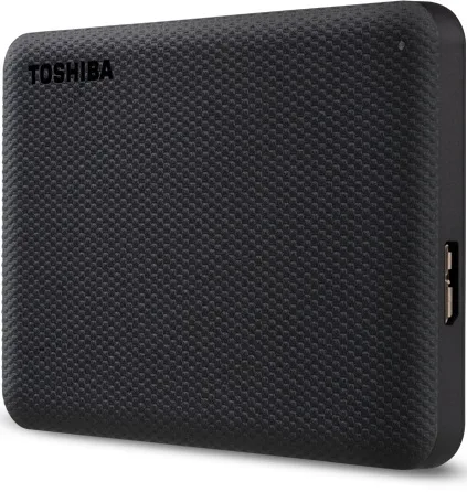 Портативний жорсткий диск Toshiba пластик 2,5" 1 ТБ Чорний