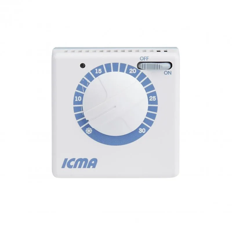Кімнатний термостат електромеханічний ICMA P311 5-30°C 70х38х70 мм IP20