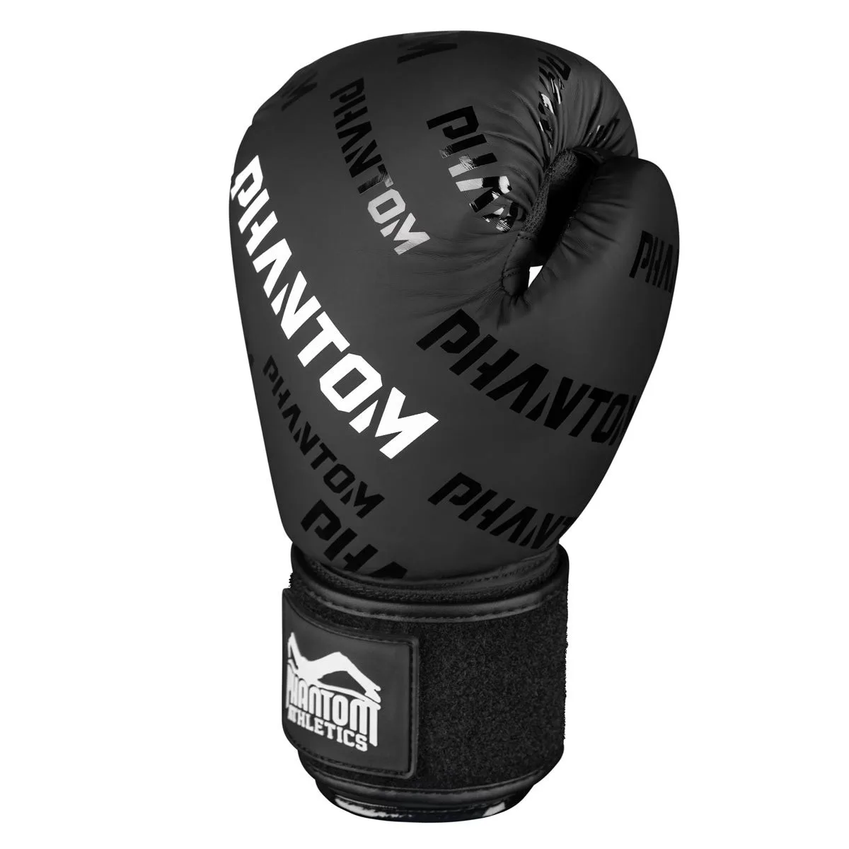 Боксерські рукавиці Phantom PU 12 унцій чорні