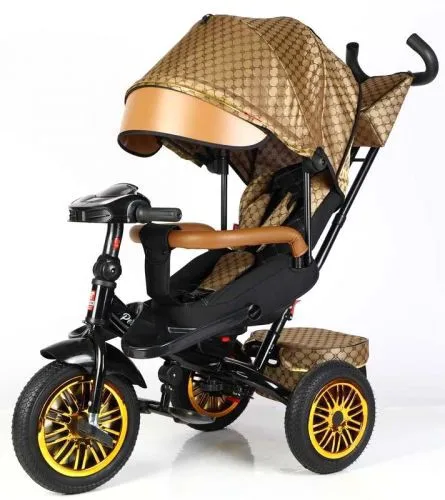 Велосипед 3-х колесный BestTrike с поворотным сиденьем и корзиной для детей с Bluetooth и USB