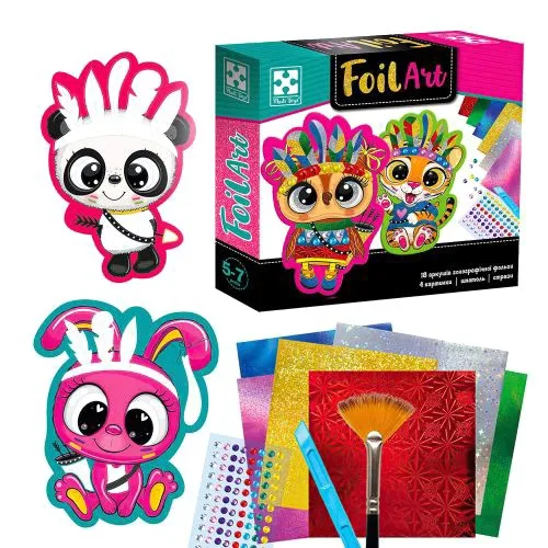 Набір для творчості Vladi Toys Foil Art з голографічною фольгою для дітей від 5 років