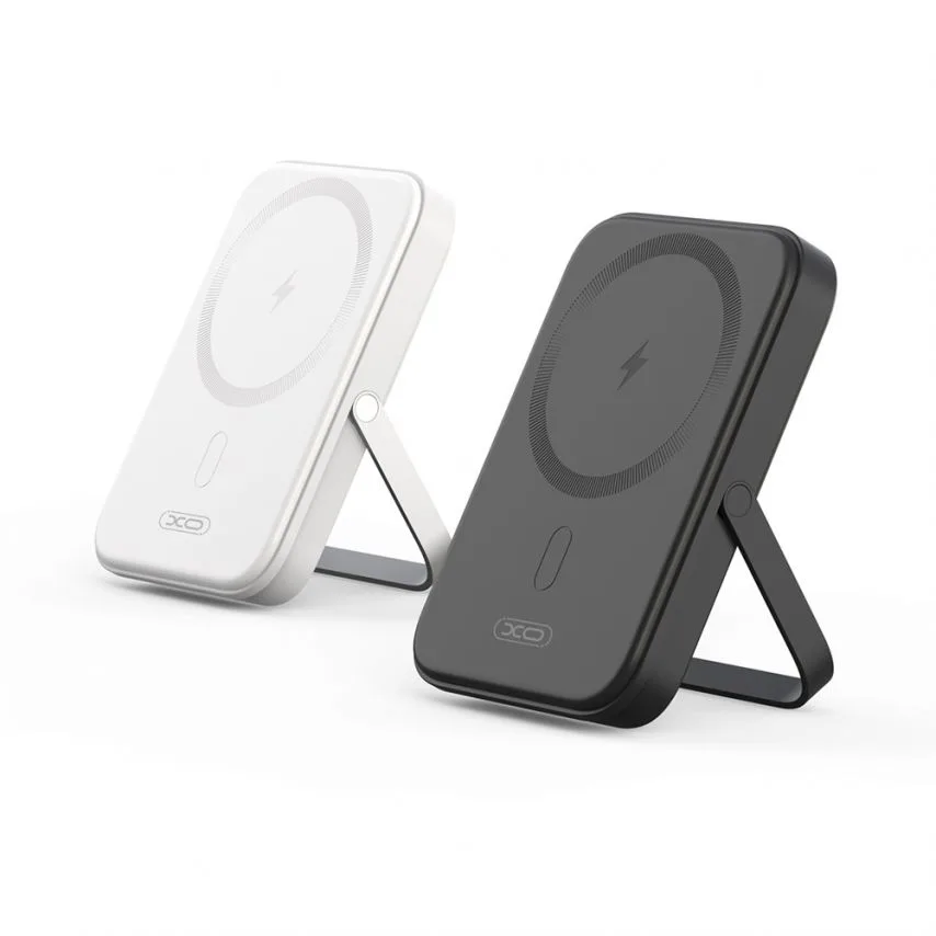 Power Bank XO 5000mAh Type-C чорний з підставкою і Magsafe