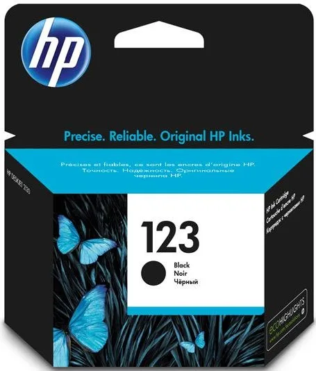 Картридж із друкуючою головкою струменевий HP No.123 DJ 2130/2620/2630/3639 Black
