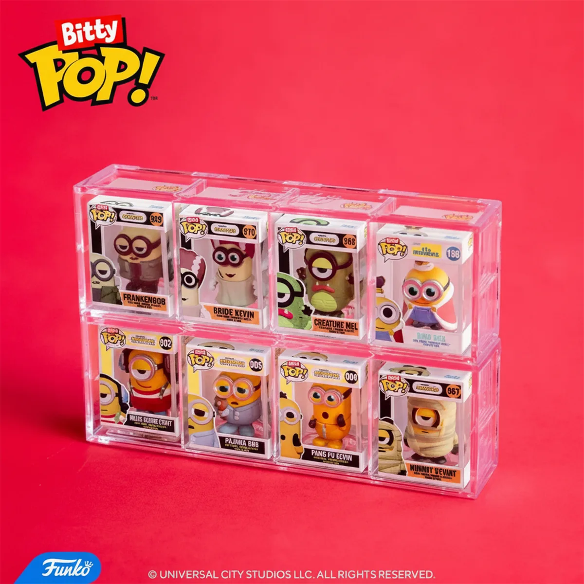 Ігрова фігурка Funko Bitty POP! вініл 2,3 см жовта Посіпаки