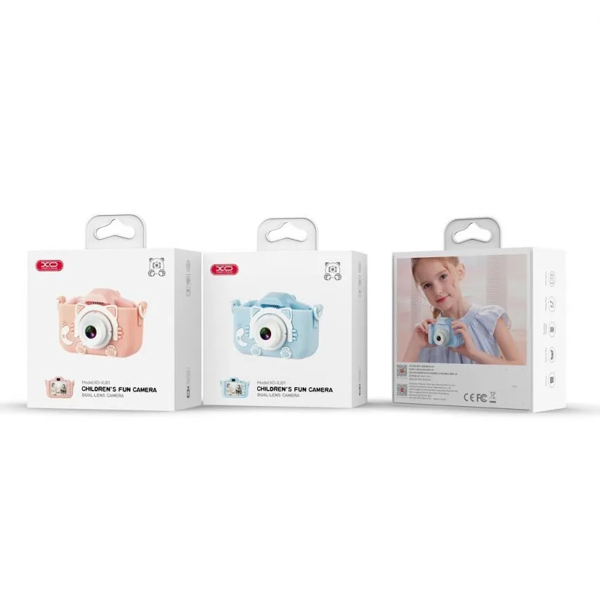 Дитяча камера XO пластикова 9,8х6,5х4,8 см блакитна