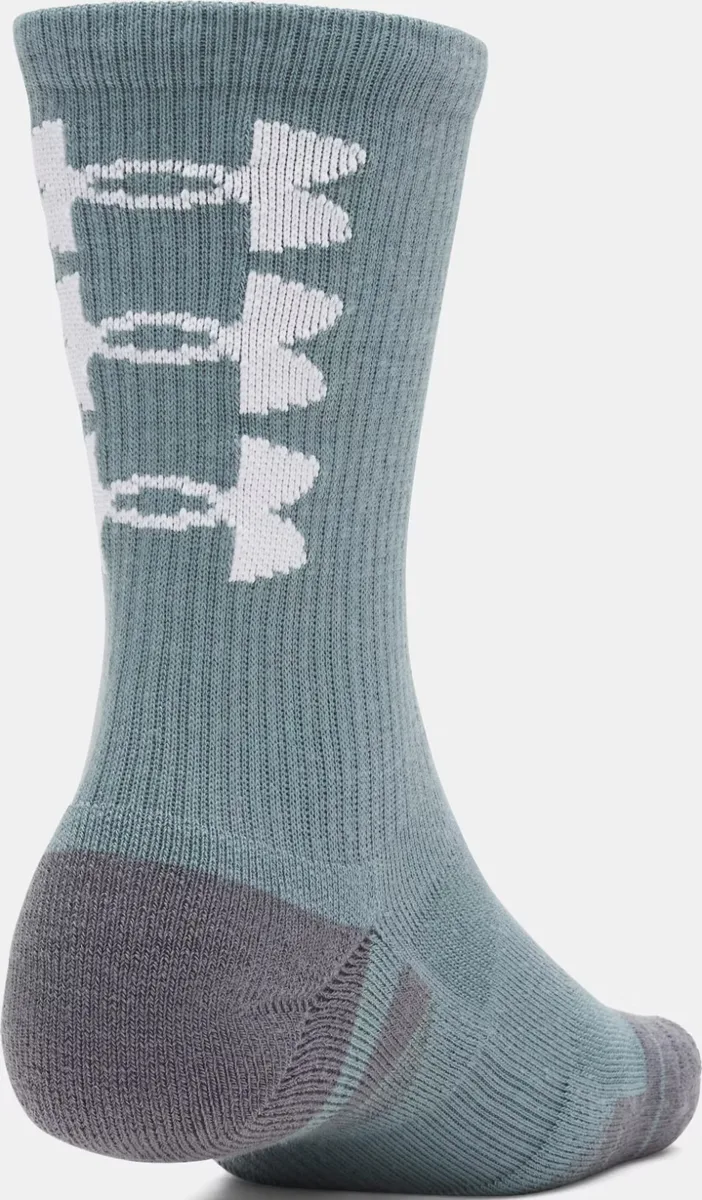 Шкарпетки Under Armour поліестер LG бірюзовий білий помаранчевий 3 пари