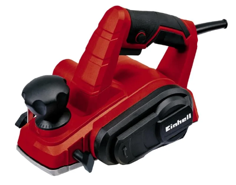 Електричний рубанок Einhell TC-PL 750, 750 Вт, ширина стругання 82 мм, глибина обробки до 2 мм, вага 2.72 кг.