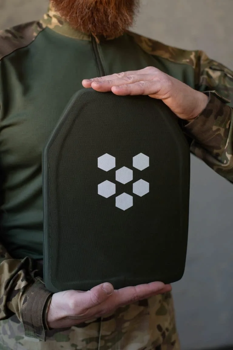 Керамическая плита Украинская Броня SA3+, тип Stand Alone, класс защиты ДСТУ 4, размер L.