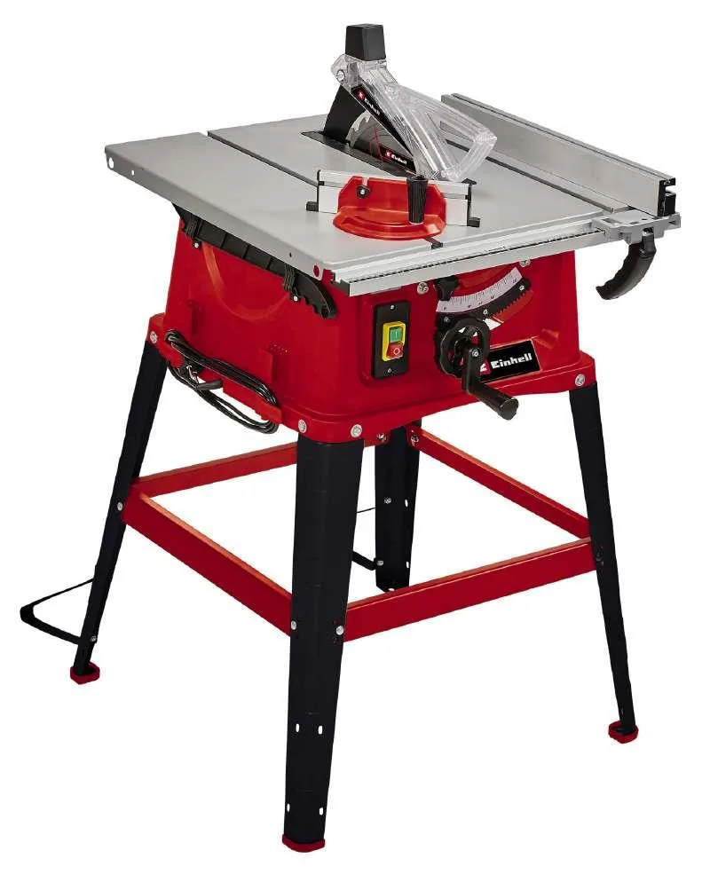 Розпилювальний стіл Einhell TC-TS 254 eco 1800 Вт, диск 250 мм, 4250 об/хв, вага 18.5 кг.