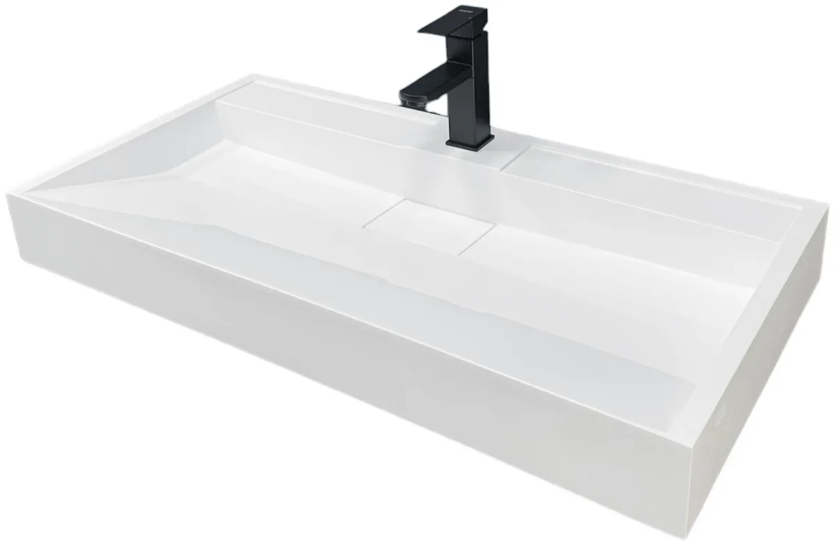Раковина Adamant VISION 1000x45 см штучний камінь без переливу