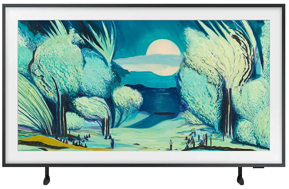 LED-телевізор Samsung QLED 50 дюймів Чорний UHD 4K