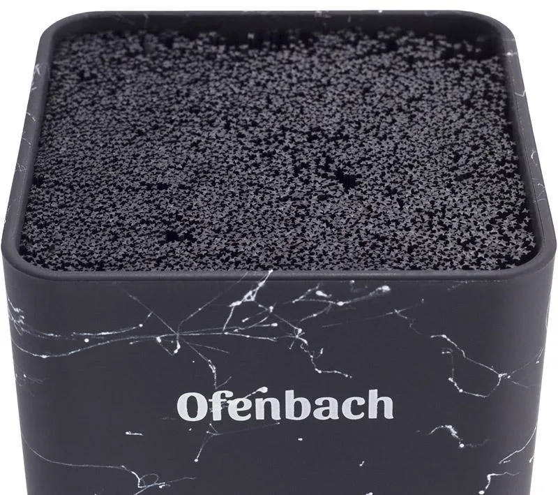 Підставка-колода Ofenbach пластиковий 9х9х22 см чорний мармур