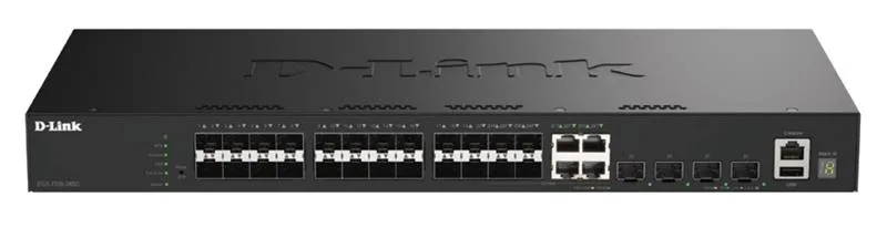 Комутатор D-Link DGS-1530-28SC 20xSFP, 4xSFP+/10GE, Керований, L3