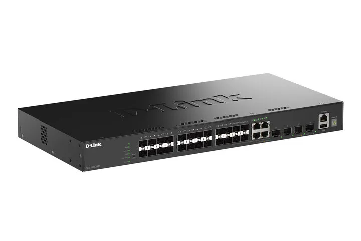 Коммутатор D-Link DGS-1530-28SC 20xSFP, 4xSFP+/10GE, Управляемый, L3