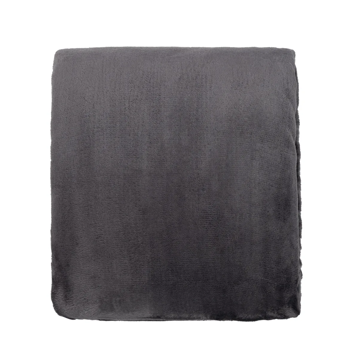 Плед ARDESTO Флісовий, 200x220 см, 100% поліестер, антрацитовий.