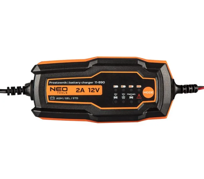 Зарядний пристрій Neo Tools, 2А/35Вт, 4-60А·год, для STD/AGM/GEL