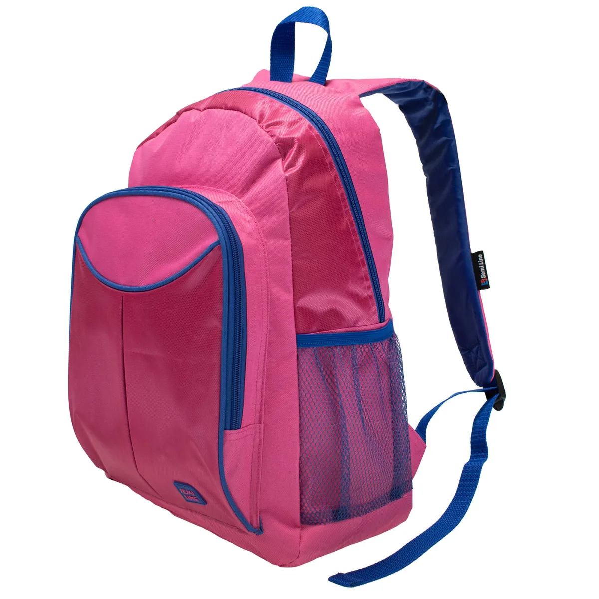 Рюкзак міський 600D Polyester 20 л Рожевий/Синій