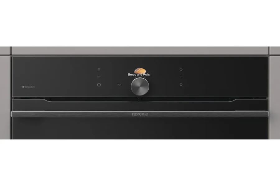 Духова шафа Gorenje електрична 77л піролітична для приготування страв з Wi-Fi керуванням мультипечі
